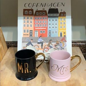Mr & Mrs Indigo Mugs